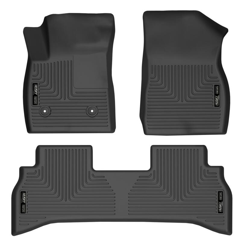 Chevrolet Trailblazer Floor Liners - Front & 2nd Seat - Husky Liners - WeatherBeater - Black - `21-`22 Chevrolet Trailblazer Floor Liners - Front & 2nd Seat - Husky Liners - WeatherBeater - Black - `21-`22